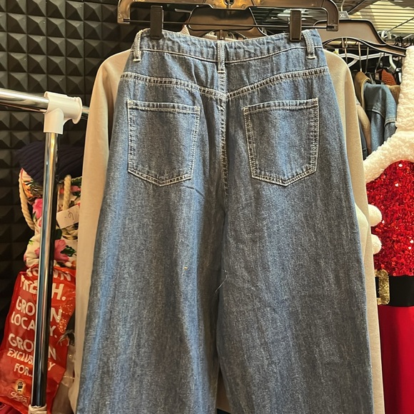 Dangerfield cat embroidered  jeans size  8 - Picture 6 of 7